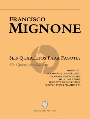 Mignone Six Quartets for Bassoons - Score