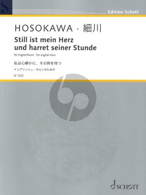 Hosokawa Still ist mein Herz und harret seiner Stunde for English Horn