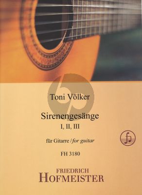 Volker Sirenengesange I II und III fur Gitarre
