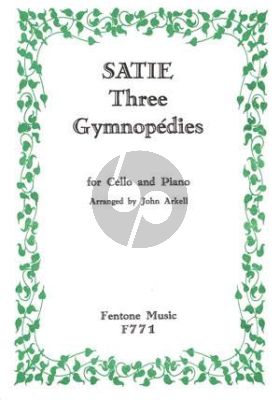 Satie 3 Gymnopedies Cello and Piano (arr. John Arkell)
