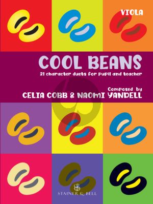 Cobb-Yandell Cool Beans Viola Duets (21 character duets for pupil and teacher)