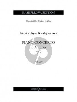 Kashperova Concerto a-minor Op. 2 Piano and Orchestra (Full Score)