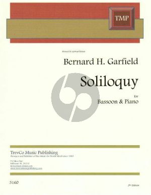 Garfield Soliloquy for Bassoon and Piano