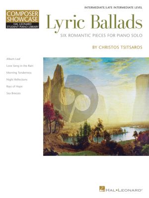 Tsitsaros Lyric Ballads for Piano solo (6 Romantic Pieces)