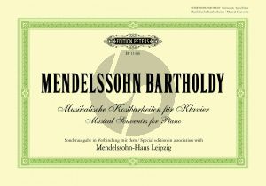 Mendelssohn Musikalische Kostbarkeiten für Klavier