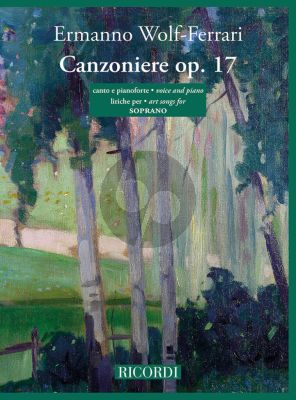 Wolf-Ferrari Canzoniere Op. 17 Liriche per Soprano (edited by Gemma Bertagnolli)