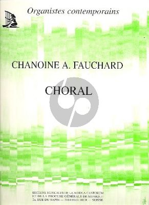 Fauchard Choral pour Orgue