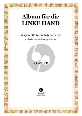 Album für die linke Hand Klavier