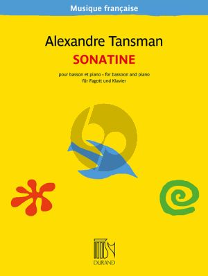 Tansman Sonatine pour Basson et Piano