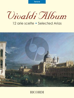 Vivaldi Album for Tenor (12 selected Arias) (edited by Alessandro Borin)