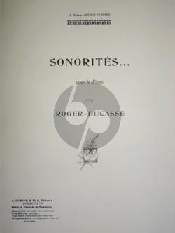 Roger-Ducasse Sonorites pour Piano