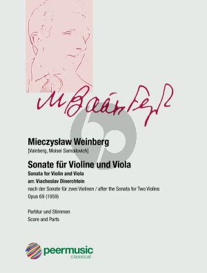 Weinberg Sonate für Violine und Viola (Part./Stimmen)