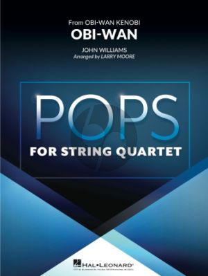 Williams Obi-Wan (from Obi-Wan Kenobi) for String Quartet (Score/Parts) (arr. Larry Moore)