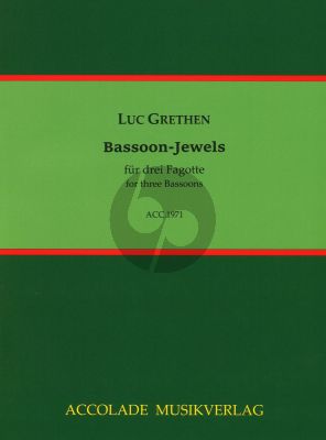 Grethen Bassoon-Jewels 3 Fagotte (Part./Stimmen)