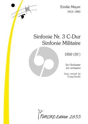 Mayer Sinfonie No. 3 C-Major – Sinfonie Militaire for Orchestra Score (edited by Craig Doolin)