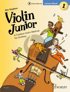 Stephen Violin Junior: Lesson Book 1 (A Creative Violin Method for Children) (Book with Audio online)