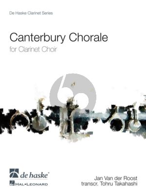 Roost Canterbury Chorale for Clarinet Choir Score and Parts (Transcription Tohru Takahashi)