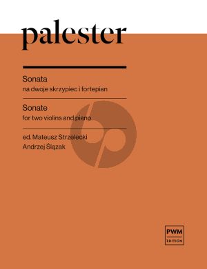 Palester Sonata for 2 Violins and Piano