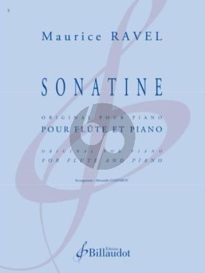 Ravel Sonatine pour Flute et Piano