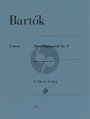 Bartok String Quartet No. 4 Parts (edited by Zsombor Németh and László Somfai)