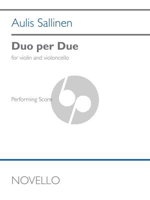 Sallinen Duo per Due for Violin and Cello (performing score)