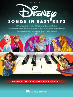 Disney Songs in Easy Keys for Easy Piano