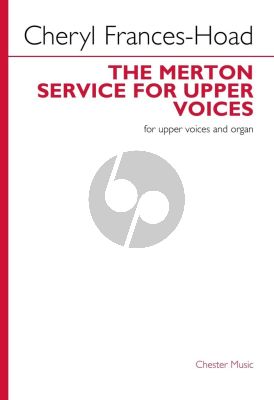 Frances-Hoad The Merton Service For Upper Voices (SA) with Organ