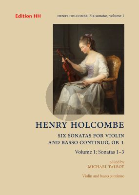 Holcombe 6 Sonatas Op. 1 Vol. 1 No. 1 - 3 Violin and Bc (edited by Michael Talbot)
