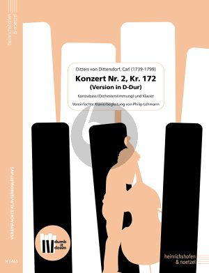 Dittersdorf Konzert Nr.2 Kr.172 (Version in D-Dur) Kontrabass und Klavier (Vereinfachte Klavierbegleitung von Philip Lehmann)