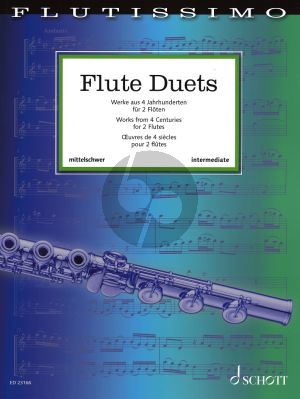 Flute Duets for 2 Flutes (Works from 4 Centuries) (Intermediate)