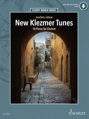 Johow New Klezmer Tunes for Clarinet (Bb) and Piano Book with Audio online (16 pieces)