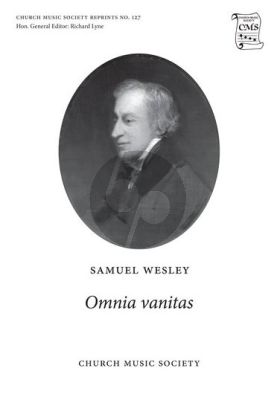 Wesley Omnia vanitas SSATB (edited by Richard Lyne)