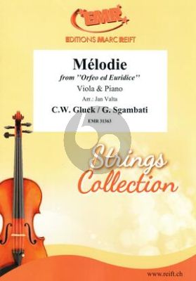 Gluck Melodie from Orfeo ed Euridice for Viola & Piano (Giovanni Sgambati) (arr. Jan Valta)