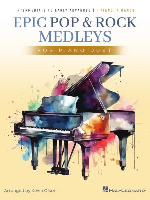Epic Pop and Rock Medleys for Piano Duet (arr. Kevin Olson)