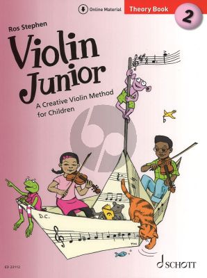 Stephen Violin Junior Theory Book 2 Book with Audio online (A Creative Violin Method for Children)