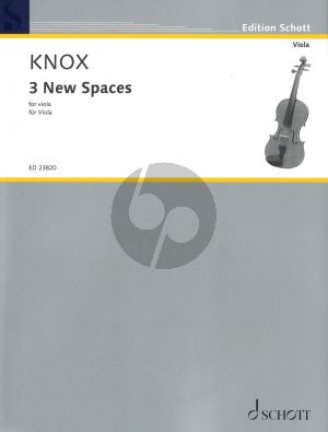 Knox 3 New Spaces for Viola solo (Difficult)