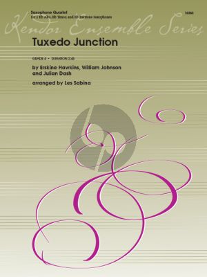 Hawkins Tuxedo Junction 4 Saxophones (AATB) (arr. Les Sabina)