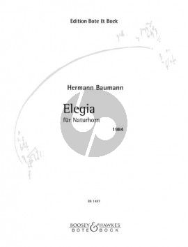 Baumann Elegie for Natural horn