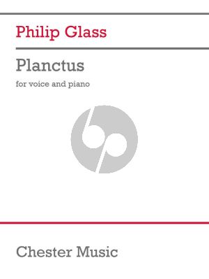 Glass Planctus for Medium Voice and Piano