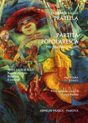 Pratella Partita popolaresca 4 Bassoons (Score/Parts) (Franco Perfetti)