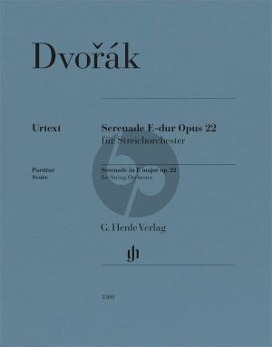 Dvorak Serenade in E major op. 22 for String Orchestra Full score