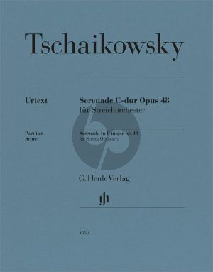 Tchaikovsky Serenade in C major op. 48 for String Orchestra Full score