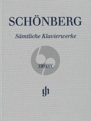 Schoenberg Complete Piano Works / Sämtliche Klavierwerke Clothbound