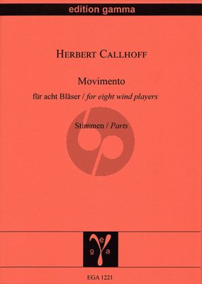 Callhoff Movimento für 8 Bläser Stimmen