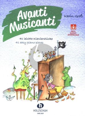 Gross Avanti Musicanti Klavier (41 Leichte Klavierstücke) (Buch mit Audio online)