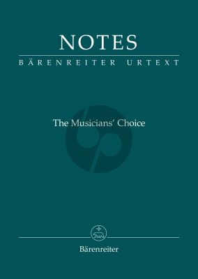 Notes. The Musician's Choice Bärenreiter notebook with the Smetana Cover Green