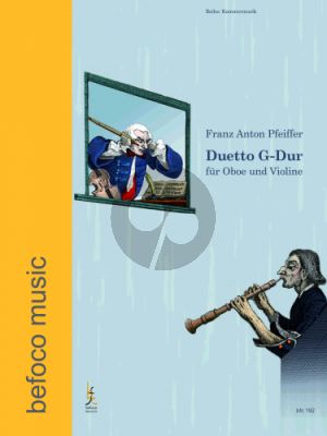 Pfeiffer Duetto G-dur Oboe und Violine (Partitur mit 2 Stimmen)