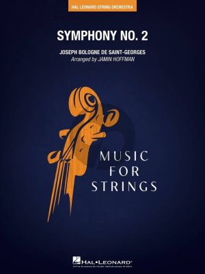 Saint-Georges Symphony No. 2 for String Orchestra (Score/Parts) (edited by Jamin Hoffman)