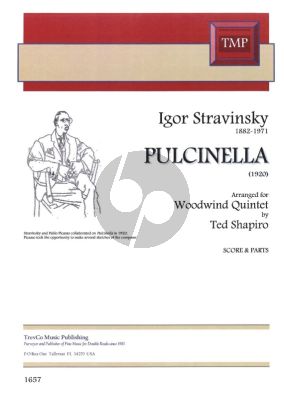 Pulcinella for Wind Quintet Score and Parts