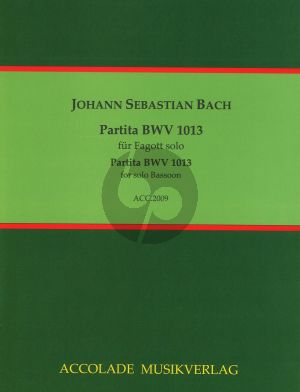 Bach Partita d-moll BWV 1013 Fagott solo (transcr. Bodo Koenigsbeck)
